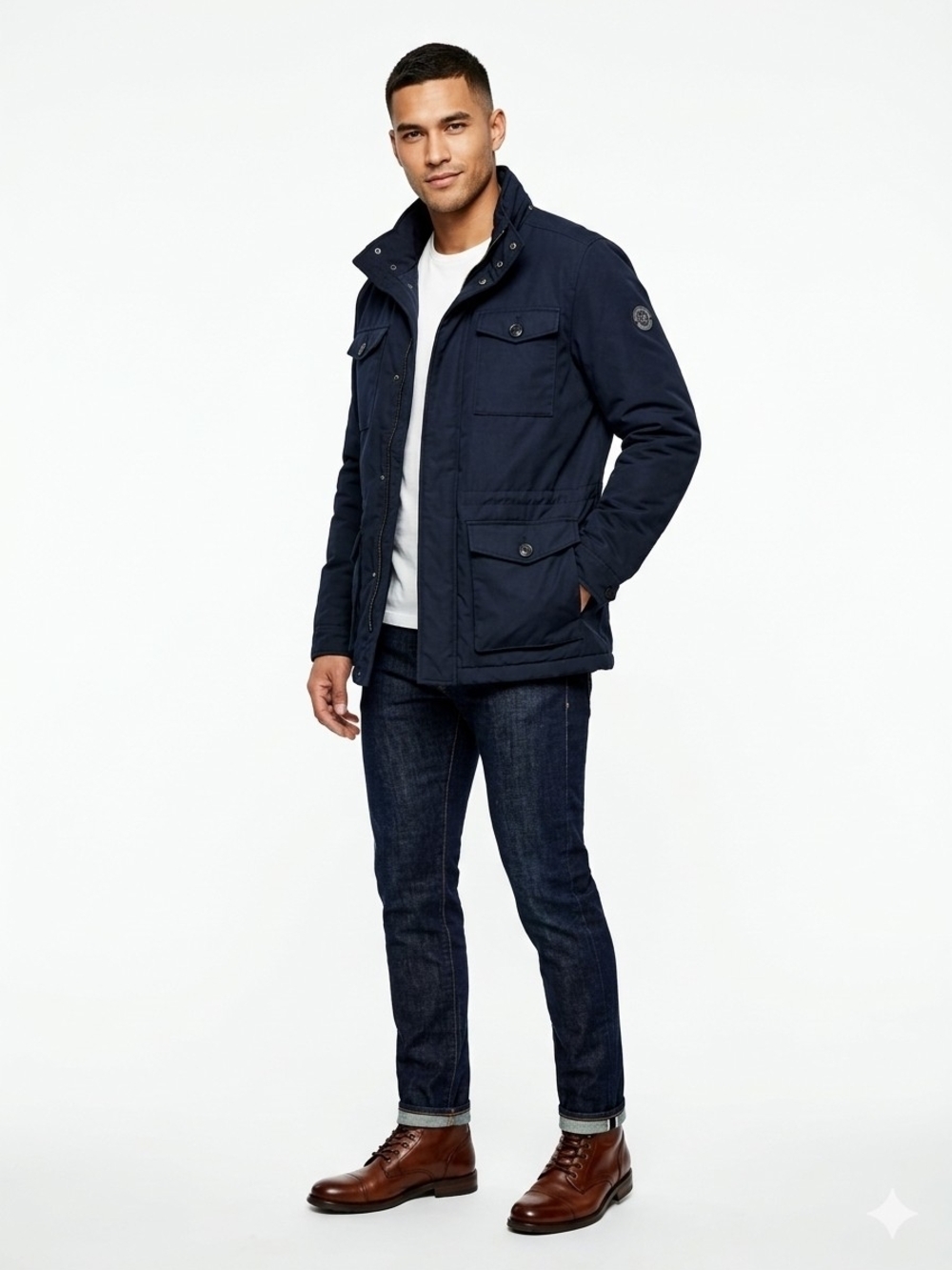 Scotch & Soda "Expedition Couture 99" Men's Field Jacket - Navy Blue
